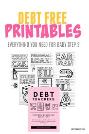 Debt Trackers For Baby Step 2 Melissa Voigt