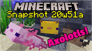 *realsport101 may receive a small commission if you click a link from one of our articles onto a retail website and make a purchase. New Mob Axolotl Minecraft 1 17 Snapshot 20w51a Caves And Cliffs Update Youtube