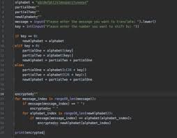 This is where an inner wheel has the alphabet around. Caesar Cipher Program In Python 4 Steps Instructables
