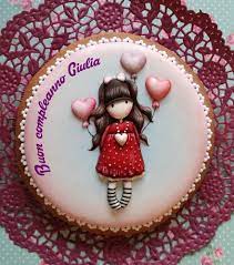 Buon Compleanno Giulia Biscotti Allo Zenzero Torte Fiabesche Torte Bambola