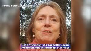 Cllr Jacqui Wilkinson at Pimlico's Queen Mother Sports Centre