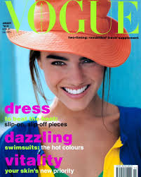 Model: Serena Rojas @Serena.Rojas.Re 📸 Graham Shearer @GrahamShearer For:  @VogueAustralia January 1991 Hair & Makeup: Alan White @AlanWhiteHair Easy  impact. Colours from @Clinique: Blended Face Powder in Transparency 1; Wild  Rose Young