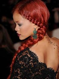 Braids may also serve as the base for sewing on additional weave hair. Rihanna Braided Hairstyles 2012 Popular Haircuts