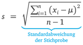 Die standardabweichung ist ein maß dafür, wie weit die einzelnen zahlen verteilt sind. Standardabweichung Matheguru