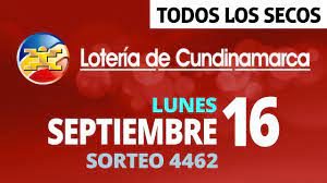 Se trata de un sorteo organizado por loterías y apuestas del estado que se realiza de forma periódica los jueves y sábados y que además cuenta con sorteos especiales los sábados y otros extraordinarios en fechas señaladas. Resultado Loteria De Cundinamarca Lunes 16 De Septiembre 2019 Todos Los Secos Sorteo 4462 Youtube