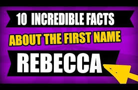 The Meaning Of The Name Rebecca What Is The Meaning Of The Name Rebecca Youtube Names Meant To Be Names With Meaning