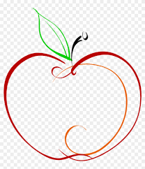Apple png for teachers transparent apple for teachers. Apple Clip Art Apple Outline Clipart Free Transparent Png Clipart Images Download