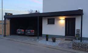 Eingangsueberdachung Doppelcarport Abstellraum Carports Moderne Stahl Mit Undmoderne Carports Doppelcarport Stah Carport Carport Designs Modern Carport