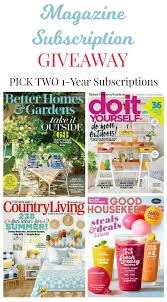 Visit the magazine's website and check out the subscribers' area. June Giveaway Choice Of 2 Magazine Subscriptions Knick Of Time