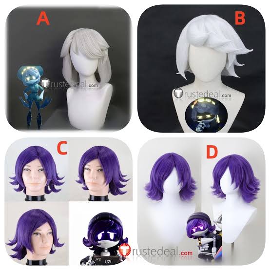 ♥ Murder Drones N Uzi Doorman Cyn Serial Designation V Styled Wigs  available Trustedeal-Cosplay Shopping