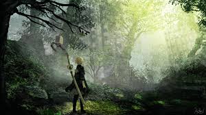 Automata, thigh highs, yorha no.2 type b, glove, blindfold. Nier Automata 2b Hd Wallpaper Hintergrund 1920x1080