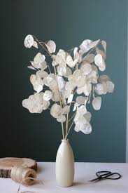 Dried Money Plantlunaria Biennis Bouquetsilver Dollar Etsy Silver Dollar Plant Flower Vase Arrangements Flower Vases