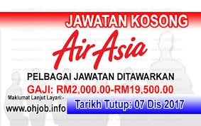 Jawatan kosong suruhanjaya perkhidmatan air negara (span). Jawatan Kosong Terkini Airasia Berhad 07 Disember 2017 Jawatan Kosong Kerajaan Swasta Terkini Malaysia 2021 2022