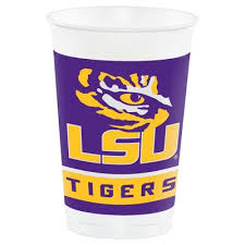 8ct Lsu Tigers Plastic Cups Ncaa Target
