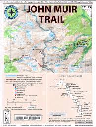 john muir trail map pack shaded relief topo maps tom