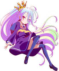 Anime characters usually have a wide variety of wild colors when it comes to hairーinstead of black, blonde, brown, or red, an anime character can have purple or even green hair. Shiro No Game No Life Wiki Fandom