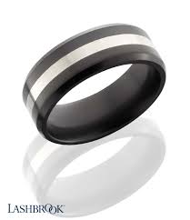 Solid Diamond Men S Wedding Band With Silver Inlay Diamond Wedding Bands Mens Diamond Wedding Bands Rings For Men