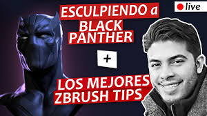 ESCULPIENDO a BLACK PANTHER y los MEJORES ZBRUSH TIPS de la mano de PABLO  MUÑOZ de ZBRUSHGUIDES