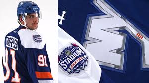 The new york islanders play at both barclays center, in brooklyn and at nassau veterans memorial coliseum, in uniondale. New York Islanders Nhl Stadium Series Chrome Jerseys Leak Rare Vntg