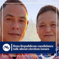 ON Monday, Rota Republican senatorial hopeful Dennis Mendiola and House  candidate Barrie Toves were