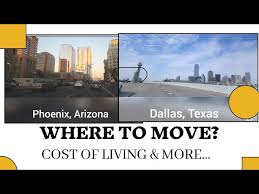 We did not find results for: Move To Dallas Or Phoenix Cost Of Living Comparison Living In Arizona Living In Texas Youtube
