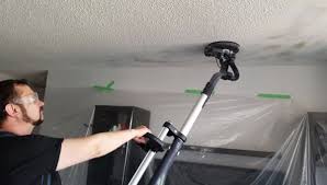 How to scrape a popcorn ceiling. Popcorn Ceilings Get A New Smooth Surface The Star