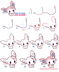 Como Desenhar Um Sylveon Kawaii U Pokemon Desenho Pokemon Como Desenhar Pokemon