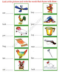 Grade 2 caps worksheets in maths, english, afrikaans, life skills. Cbse Class 1 English Rhyming Words Worksheet Practice Worksheet For English