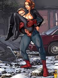 Steve Rogers and Natasha (Artist: famous comics) : r/rule34