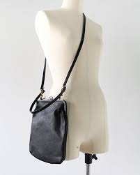 six coup de foudre frame porch cow leather black hillside がま口 抜染 バルーンスカート