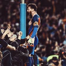 Lionel messi wallpaper, soccer, sport, men, sports, studio shot. Hd Wallpaper Lionel Messi Fc Barcelona Soccer Clubs Camp Nou Crowd Men Wallpaper Flare