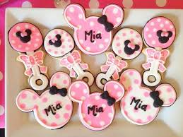 We Heart Parties Minnie Mouse Babyshower Minnie Mouse Baby Shower Baby Shower Cookies Minnie Mouse Party