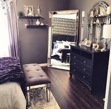 Looking for helpful ideas for organizing your bedroom? Beautiful Bedroom Decor Black Dresser Silver Mirror Silver Candles Black White Silver Decor Romantic Bedroom Holly Home Home Bedroom Bedroom Inspirations