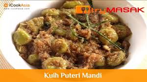 Tempoh hari pernah mengatakan ia adalah kuih puteri mandi tetapi ada yang sangkal. Kuih Puteri Mandi Try Masak Icookasia Youtube