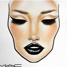 This Face Chart Is Gorgeous In 2019 Mac Face Charts