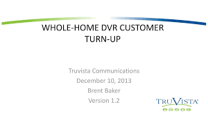 Check spelling or type a new query. Whole Home Dvr Customer Turn Up Ppt Download