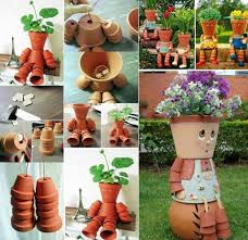 интересные идеи для сада и огорода своими руками фото Interesnye Idei Dlya Sada Ogoroda Svoimi Rukami Clay Flower Pots Clay Pot Projects Diy Flower Pots