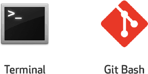 Download the latest version of the git bash package from the official website and install it just like the other windows applications. Download Terminal And Git Bash Git Bash Logo Full Size Png Image Pngkit