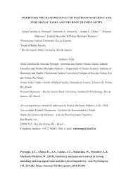 Maybe you would like to learn more about one of these? Pdf Inhibitory Mechanisms Involved In Stroop Matching And Stop Signal Tasks And The Role Of Impulsivity