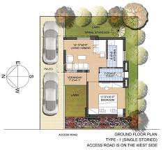 This cottage design floor plan is 400 sq ft and has 1 bedrooms and has 1 bathrooms. 400 Sq Ft 1 Bhk Floor Plan Image Apni Dharti Developers Neel Diganta Available For Sale Rs In 10 20 Lacs Proptiger Com