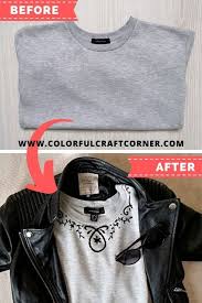 Видео sweatshirt makeover канала thebusybeemom. How To Revamp A Sweatshirt 23 Ideas And Tips Colorful Craft Corner