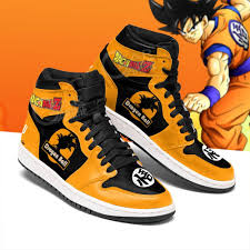 Dragon Ball Z Shoes Goku Sneaker Jordan High Top Anime Shoes Sneakers High Top Sneakers Jordans