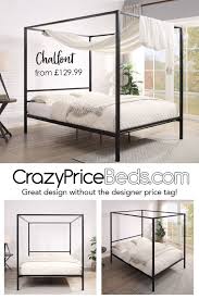Black Metal 4 Poster Bed Frame Chalfont Black Four Poster Metal Bed Frame Single Double King Sizes Bed Frame Metal Beds Four Poster Bed Frame