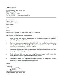 Semoga berguna dan membantu sobat desa dimanapun anda berada. 3 Contoh Surat Rasmi Permohonan Kerja Yang Nampak Profesional Beradab