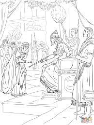Xerxes' uncle and advisor, artabanus, tried to persuade him to abandon the expedition but love history? Esther And King Xerxes Super Coloring Coloring Pages Veterans Day Coloring Page Bible Coloring Pages