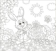 Easter bunny coloring pages are fun, but they also help kids develop many important skills. Bunny Coloring Easter Stock Illustrations 2 442 Bunny Coloring Easter Stock Illustrations Vectors Clipart Dreamstime