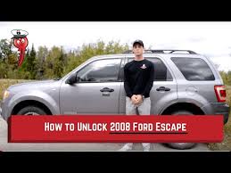 Can you lock a key fob in your car? How To Unlock 2008 Ford Escape No Keys