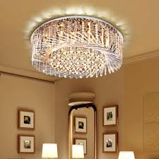 Outdoor pendant lighting is always an inspired choice, with graceful shades. Swirl Crystal Glass Flush Mount Light Fixture Modern Sparkling Close To Ceiling Light For Bedroom Living Room Takeluckhome Com