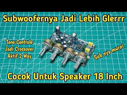 Modif tune kontrol menjadi crossover aktif 3 way. Modif Tone Controle Menjadi Crossover Aktif 2 Way