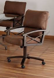Tempo Industries Amsterdam Swivel Tilt Dining Arm Chair With Casters Luxury Dining Chair Dinette Chairs Dining Arm Chair